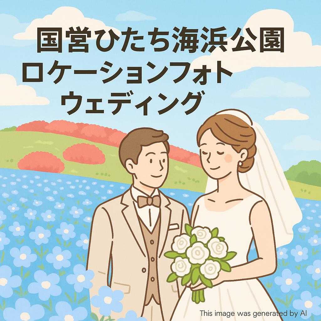 国営ひたち海浜公園ロケーションフォトウェディング