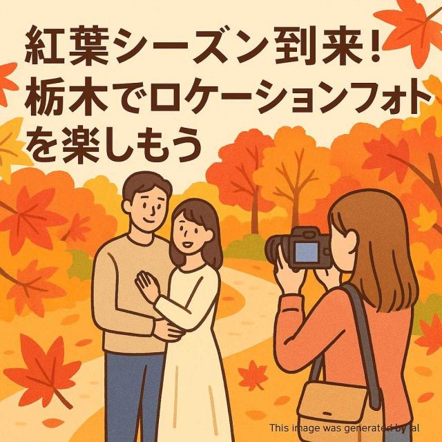 紅葉シーズン到来！栃木でロケーションフォトを楽しもう