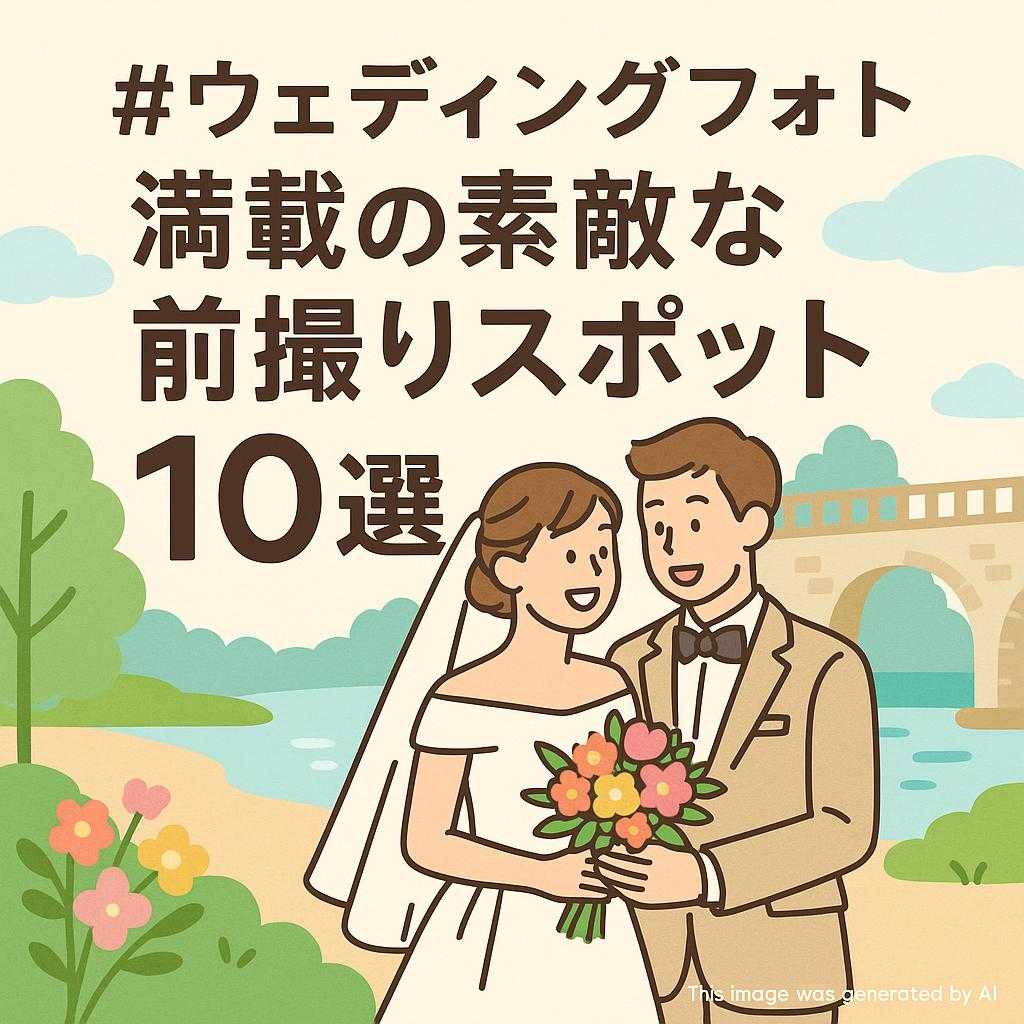 #ウェディングフォト 満載の素敵な前撮りスポット10選