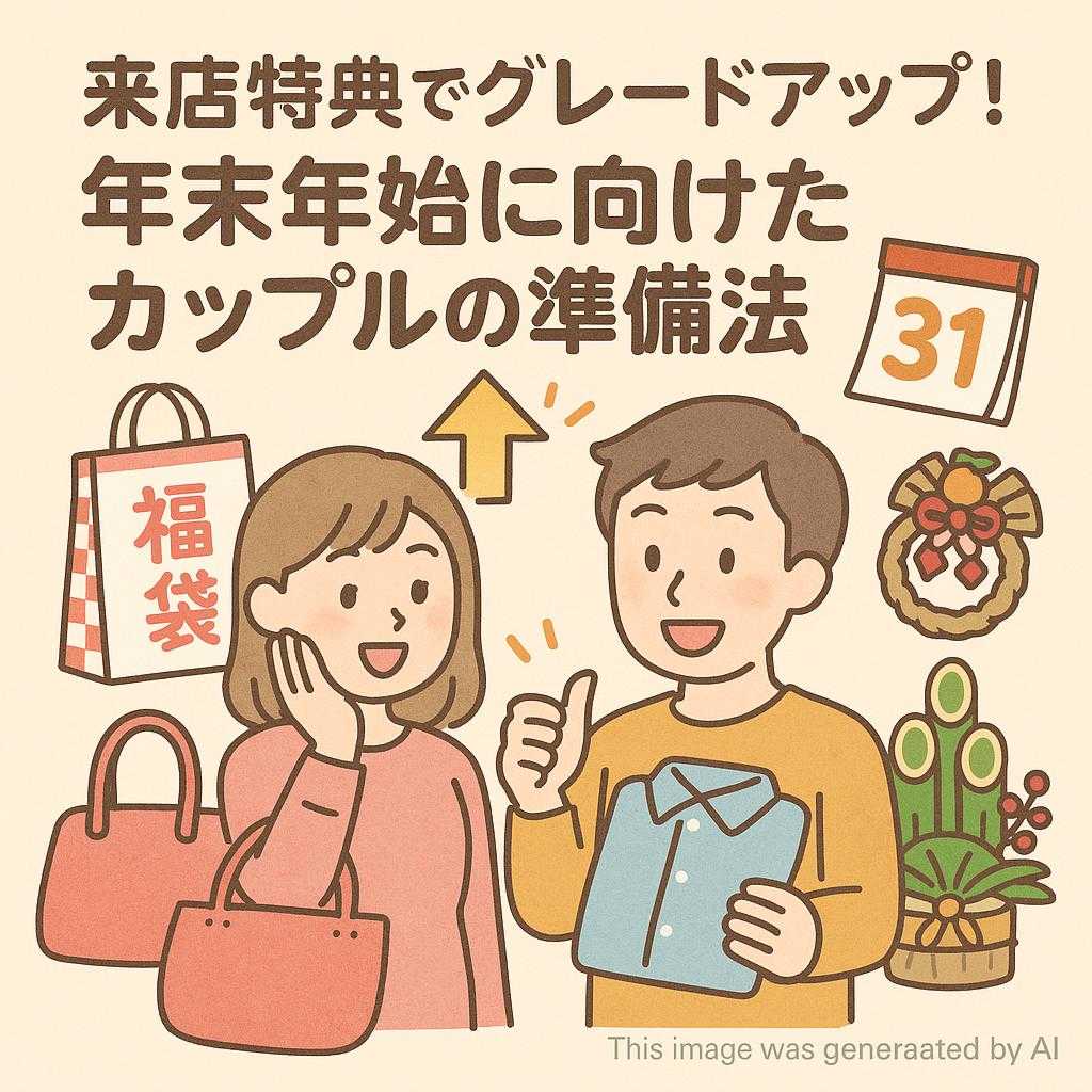 来店特典でグレードアップ！年末年始に向けたカップルの準備法