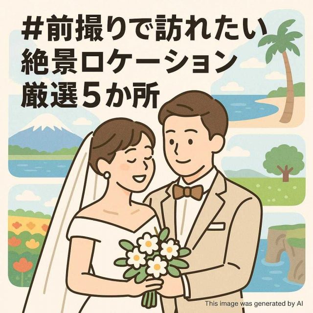 #前撮り で訪れたい絶景ロケーション厳選5か所