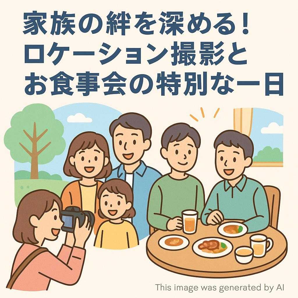 家族の絆を深める!ロケーション撮影とお食事会の特別な一日