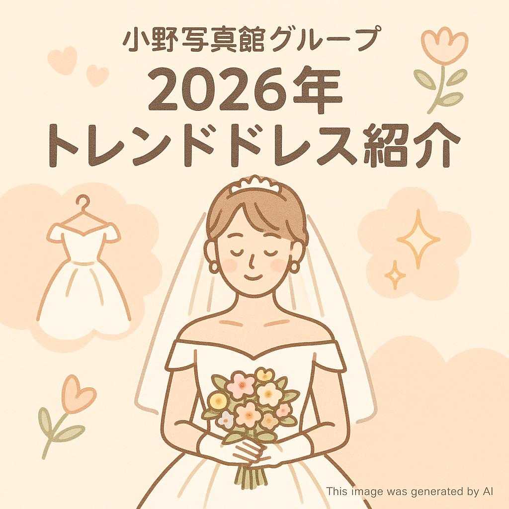 小野写真館グループ 「2026年トレンドドレス紹介」