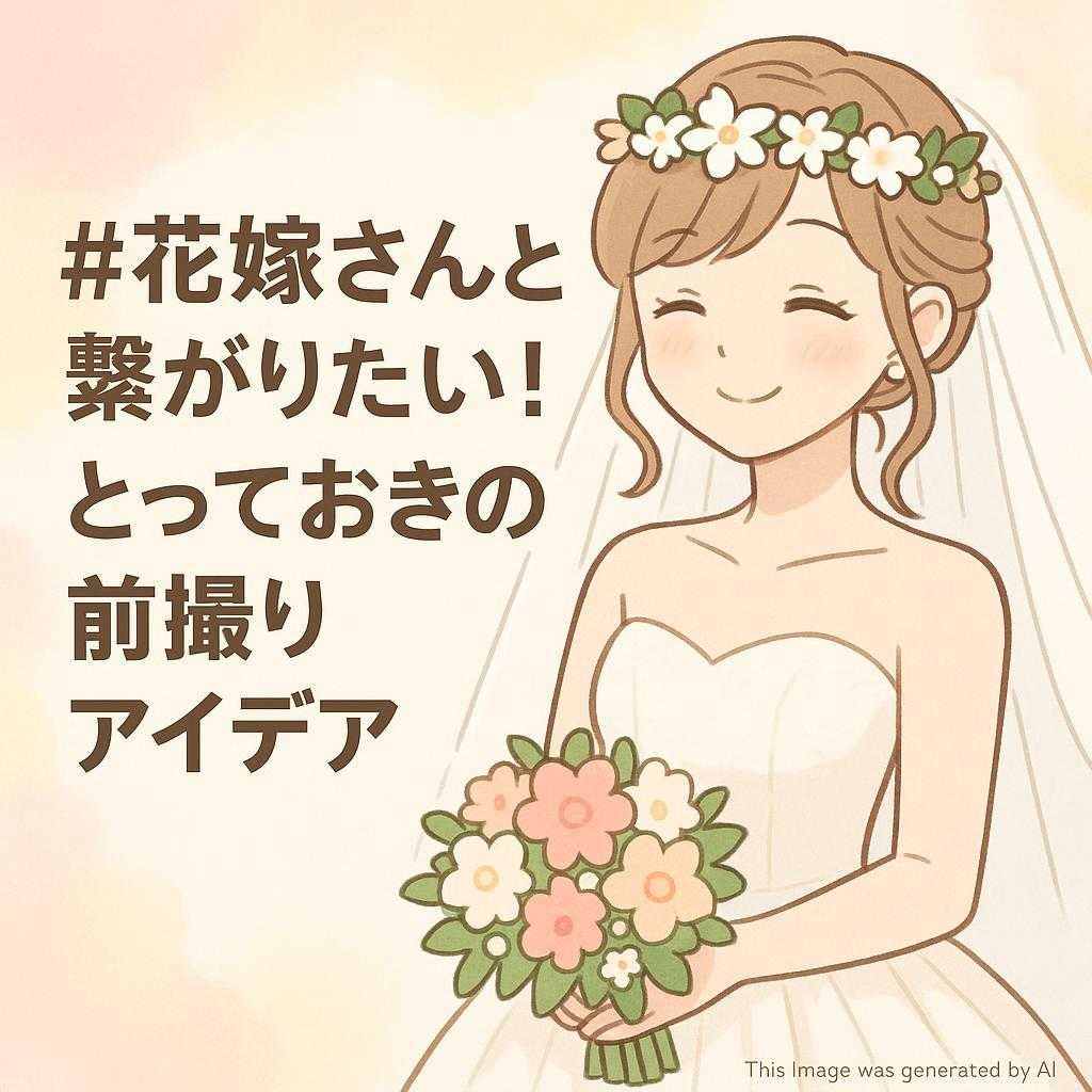 #花嫁さんと繋がりたい!とっておきの前撮りアイデア