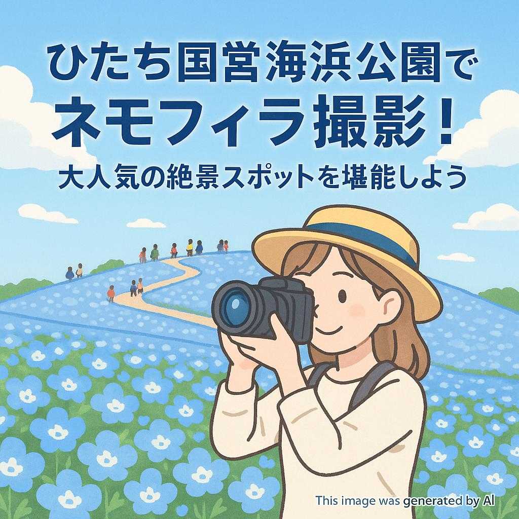 ひたち国営海浜公園でネモフィラ撮影!大人気の絶景スポットを堪能しよう