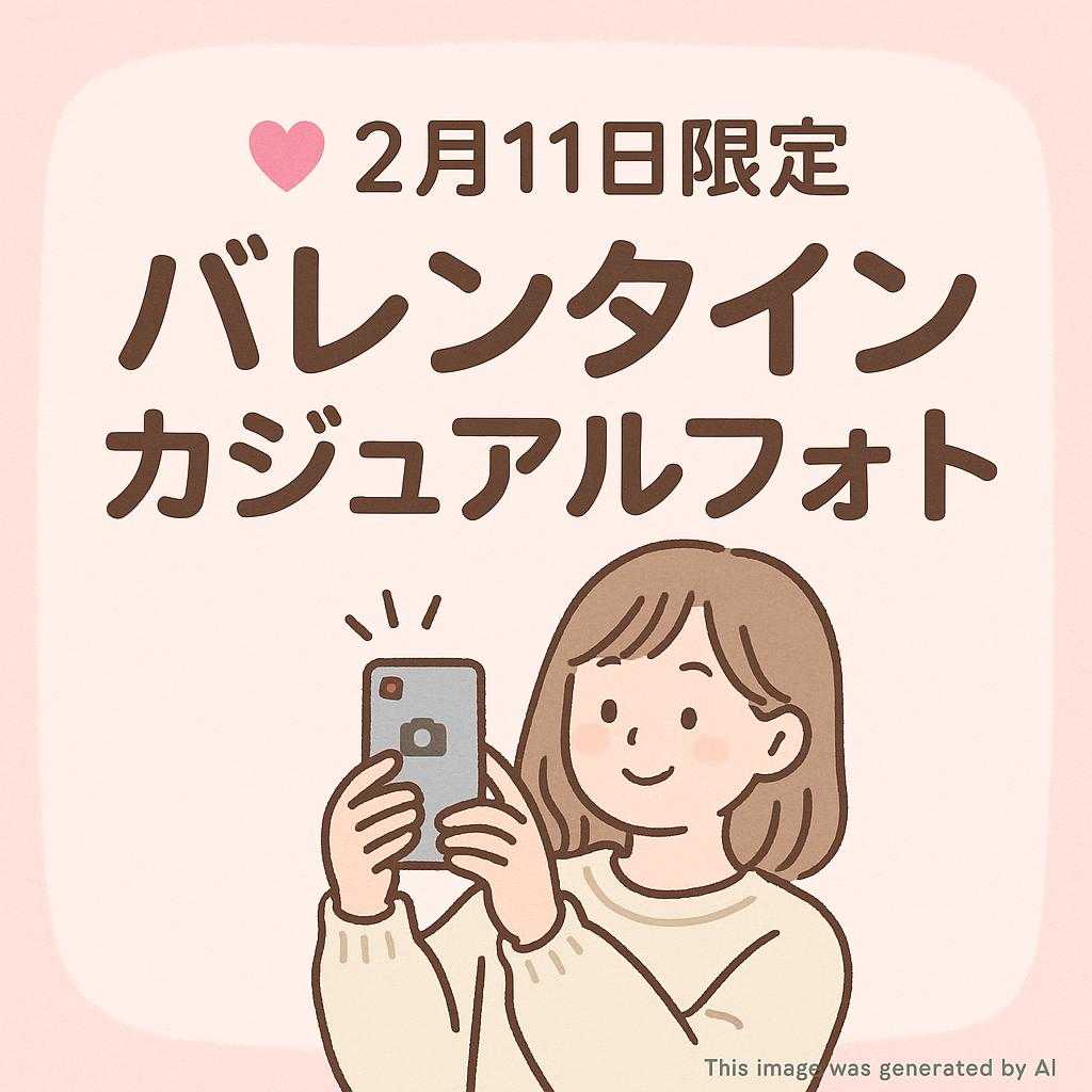 💝 2月11日限定 バレンタイン カジュアルフォト📸