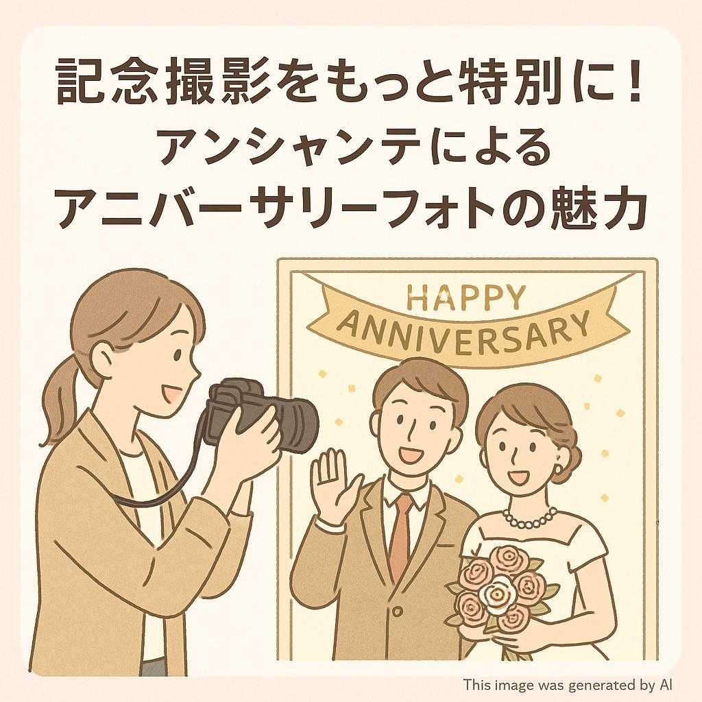 記念撮影をもっと特別に！アンシャンテによるアニバーサリーフォトの魅力