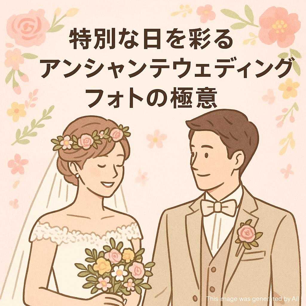 特別な日を彩るアンシャンテウェディングフォトの極意