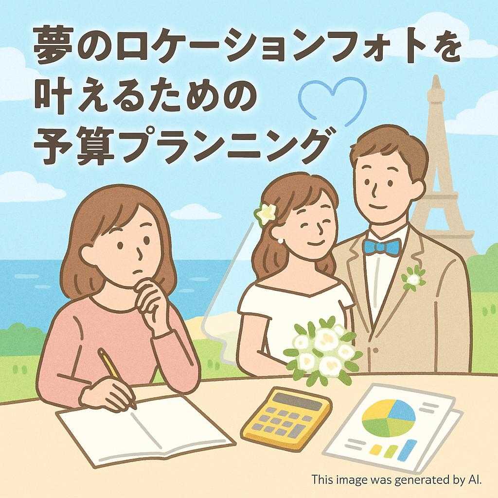 夢のロケーションフォトを叶えるための予算プランニング