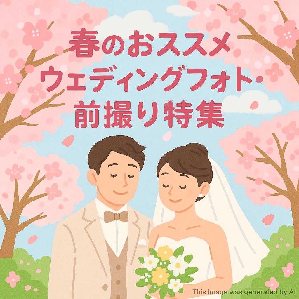 春のおススメウェディングフォト・前撮り特集