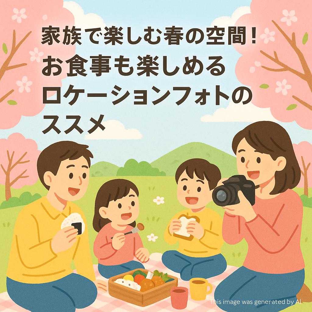 家族で楽しむ春の空間!お食事も楽しめるロケーションフォトのススメ
