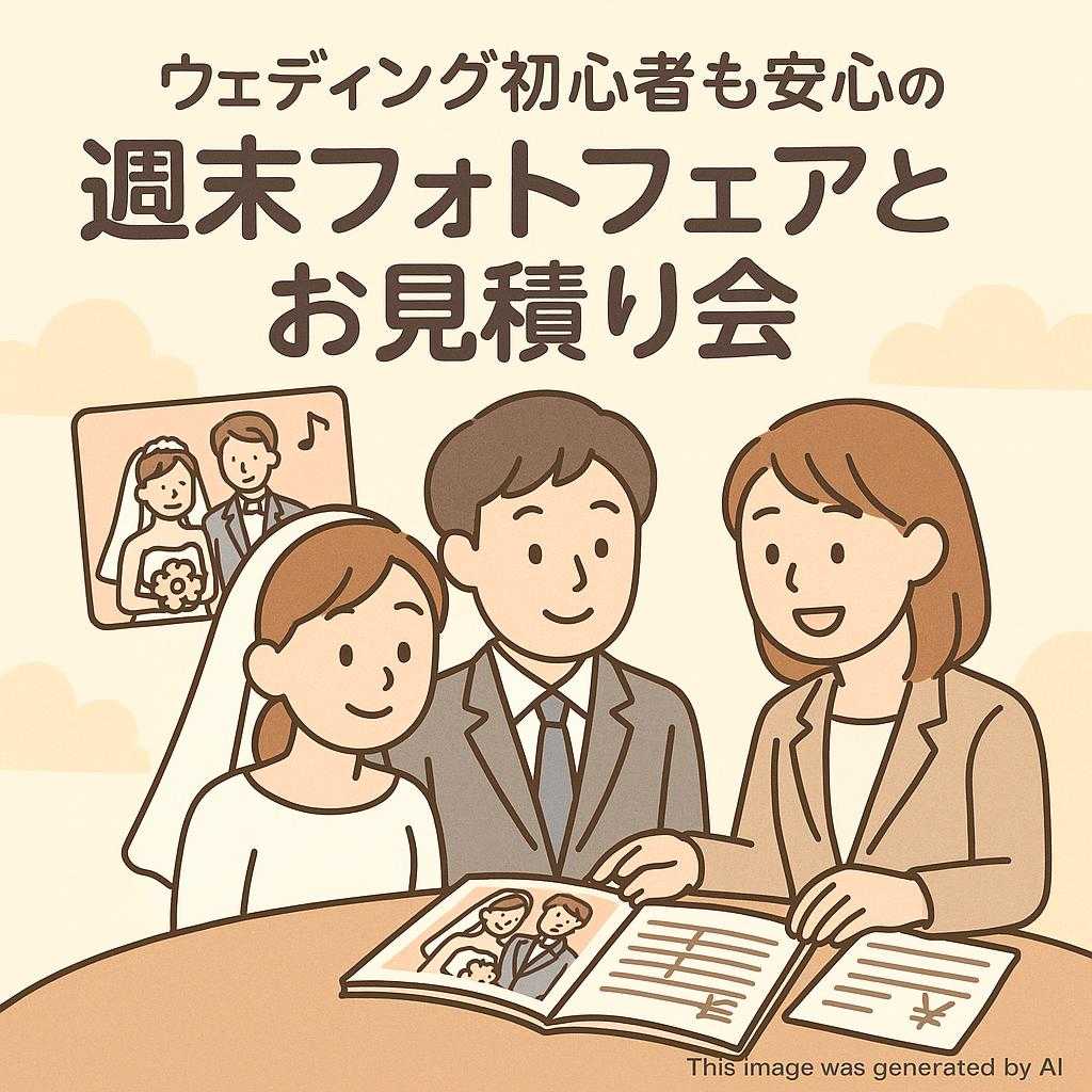ウェディング初心者も安心の週末フォトフェアとお見積り会