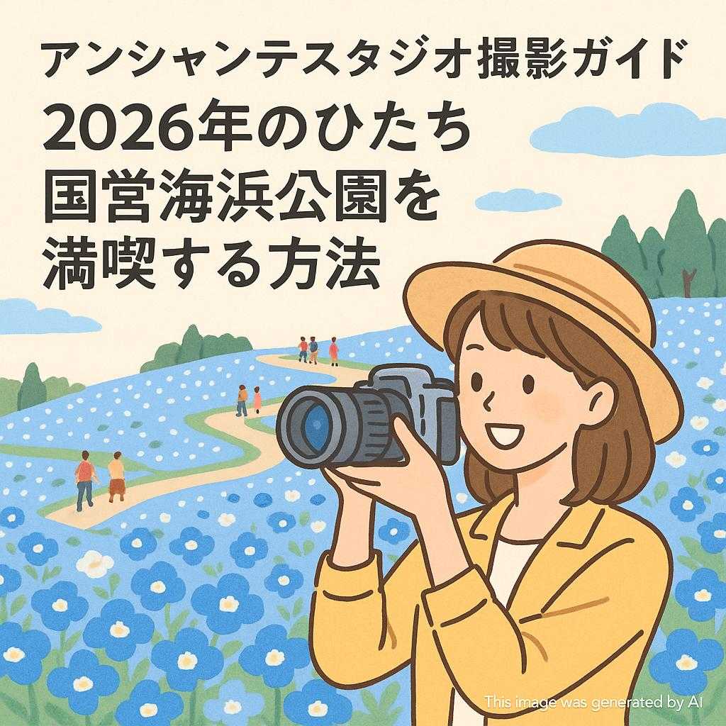 アンシャンテスタジオ撮影ガイド 2026年のひたち国営海浜公園を満喫する方法