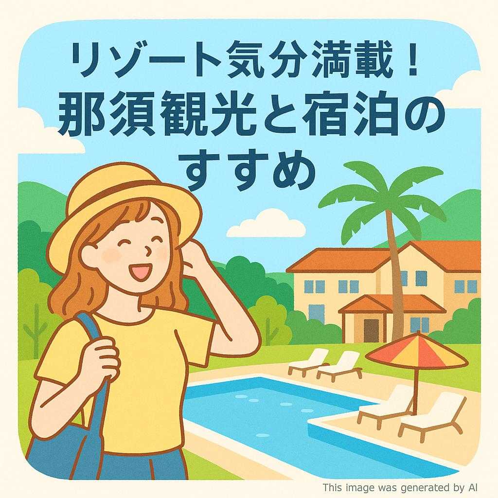 リゾート気分満載！那須観光と宿泊のすすめ