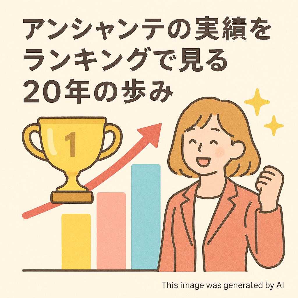 アンシャンテの実績をランキングで見る20年の歩み