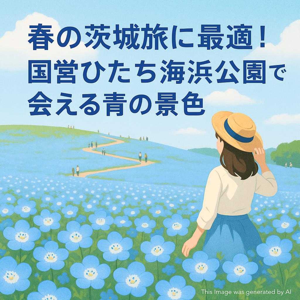 春の茨城旅に最適!国営ひたち海浜公園で会える青の景色