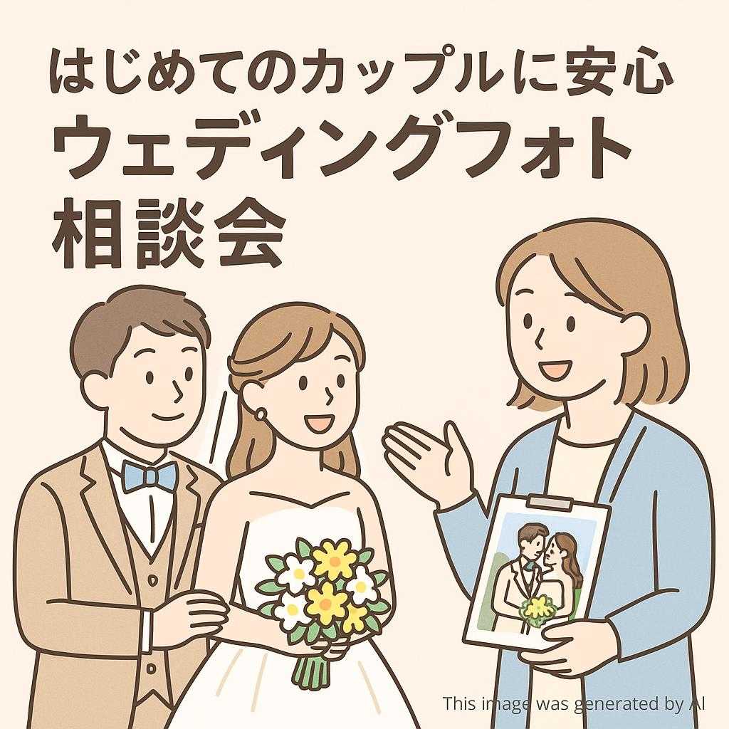 はじめてのカップルに安心のウェディングフォト相談会