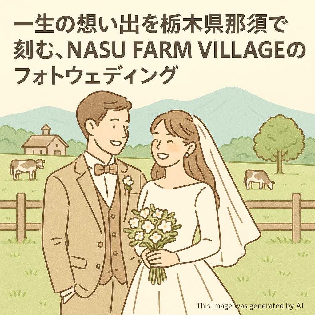 一生の想い出を栃木県那須で刻む、NASU FARM VILLAGEのフォトウェディング