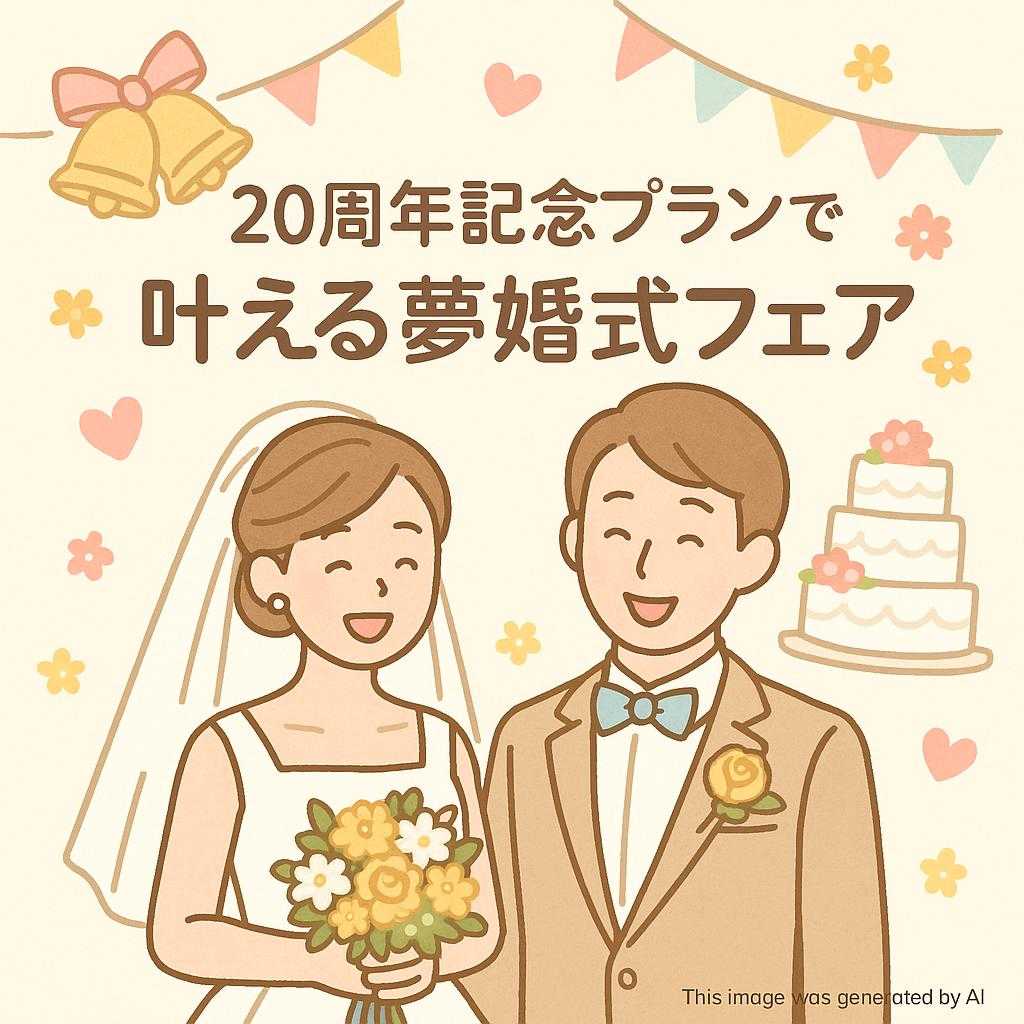 20周年記念プランで叶える夢の結婚式フェア