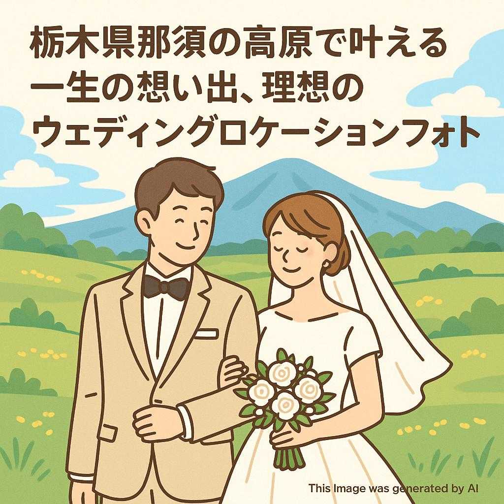 栃木県那須の高原で叶える一生の想い出、理想のウェディングロケーションフォト