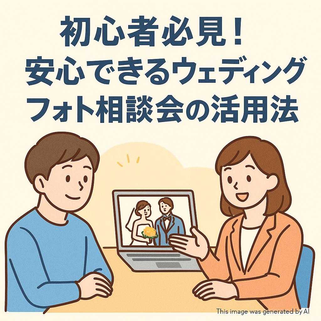 初心者必見！安心できるウェディングフォト相談会の活用法