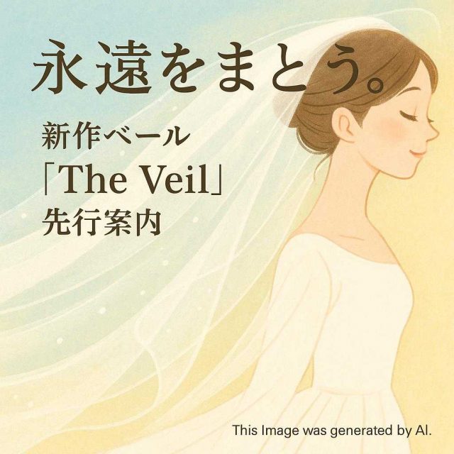 永遠をまとう。新作ベール「The Veil」先行案内　[ https://branche-veil-enchante.hp.peraichi.com/onowedding ]