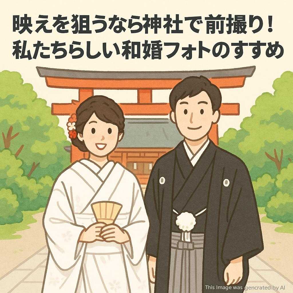 映えを狙うなら神社で前撮り！私たちらしい和婚フォトのすすめ