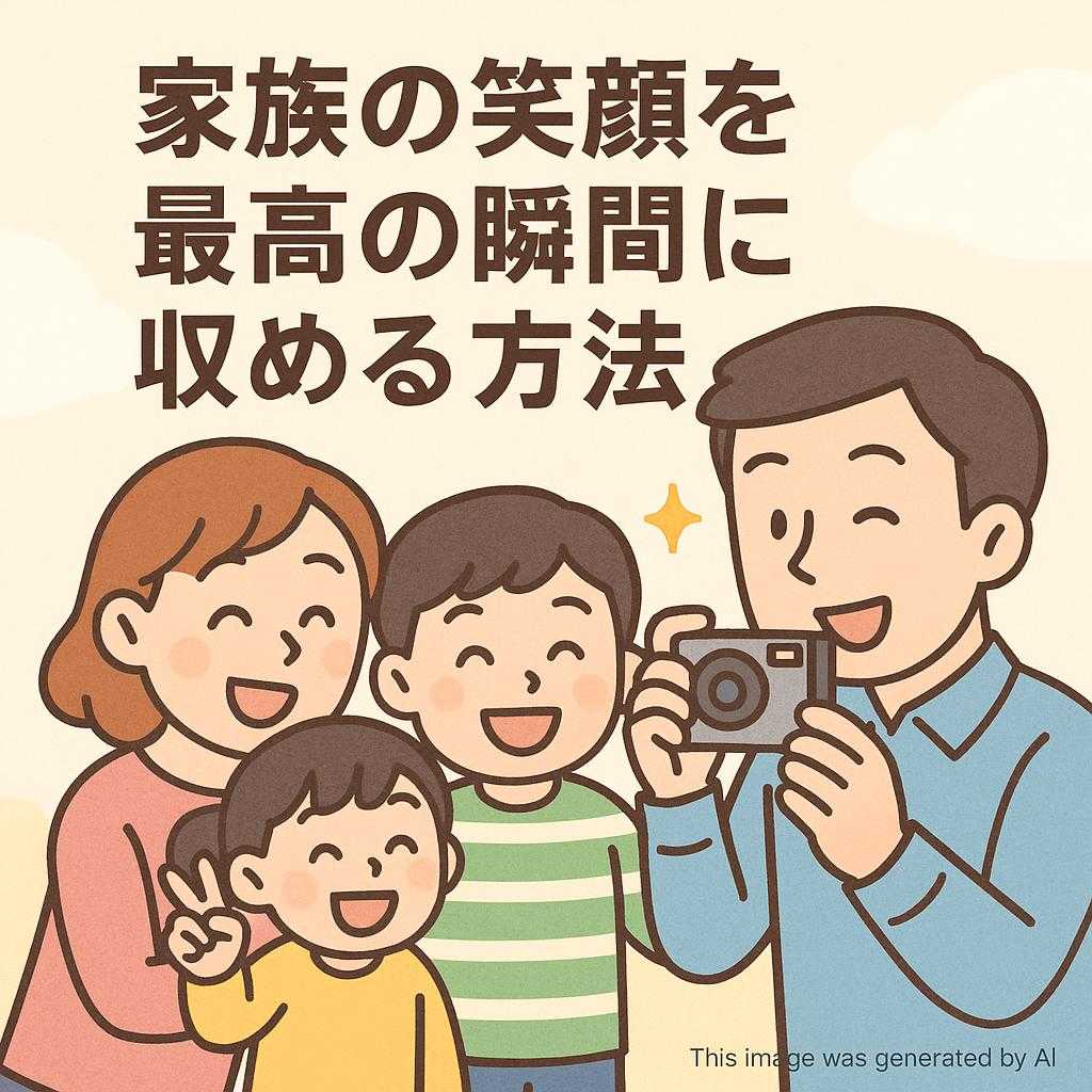 家族の笑顔を最高の瞬間に収める方法