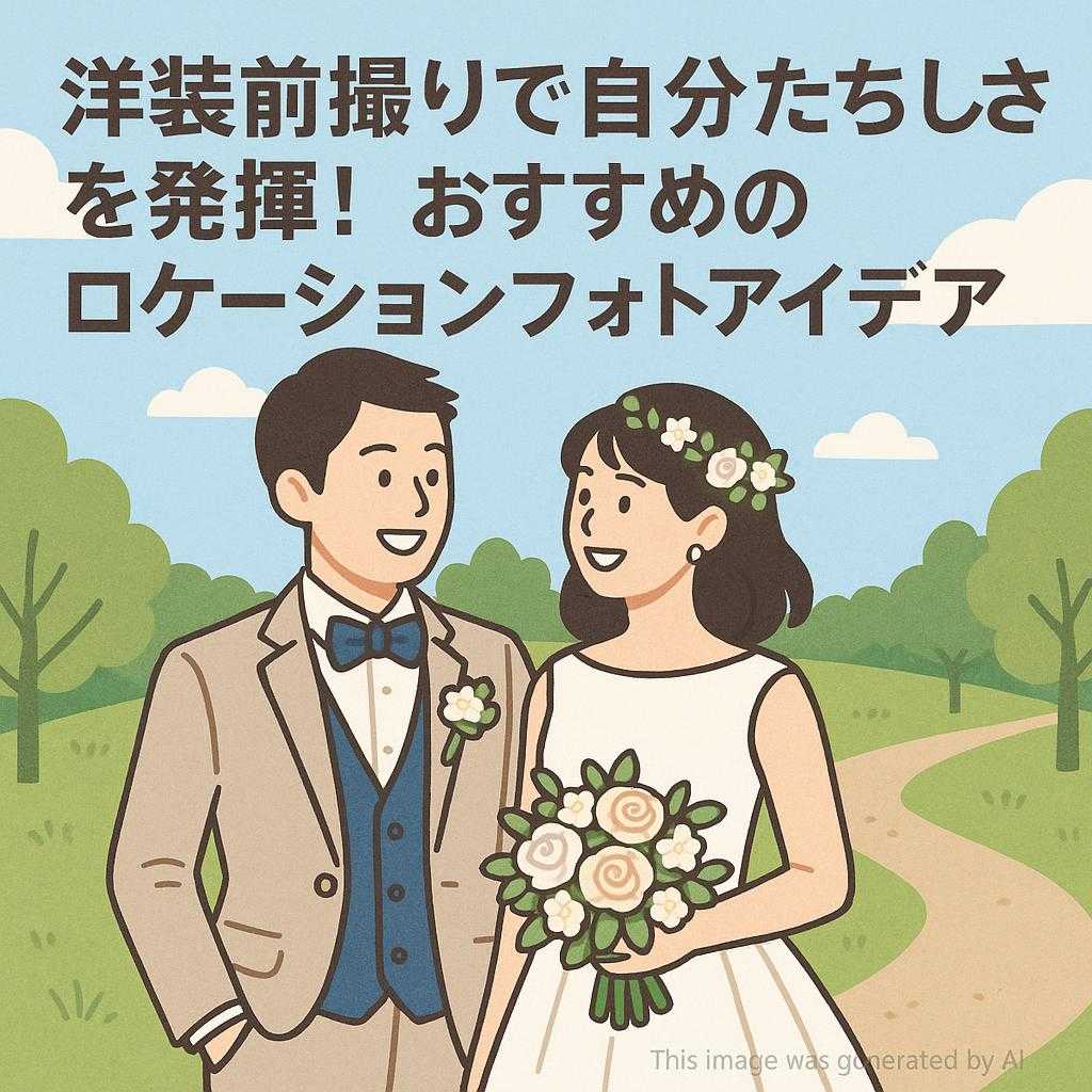 洋装前撮りで自分たちらしさを発揮！おすすめのロケーションフォトアイデア