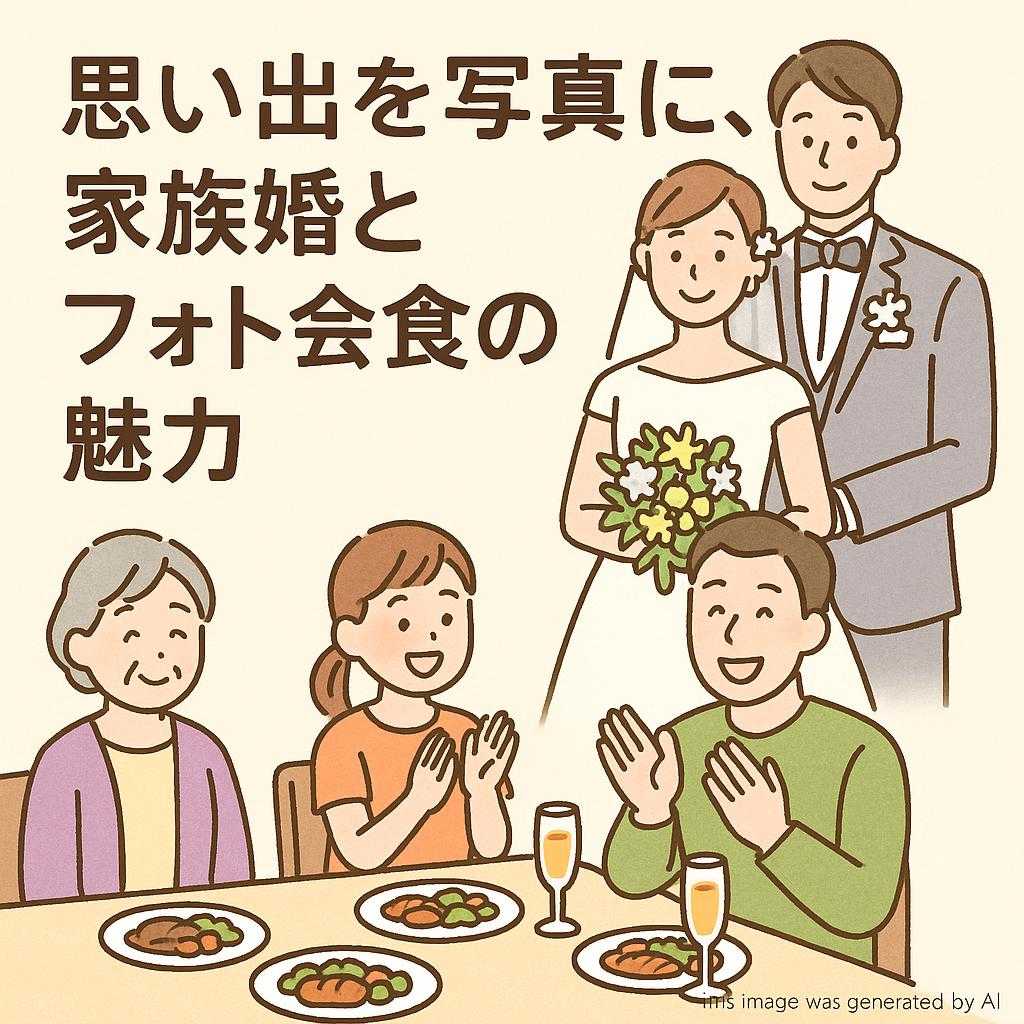 思い出を写真に、家族婚とフォト会食の魅力
