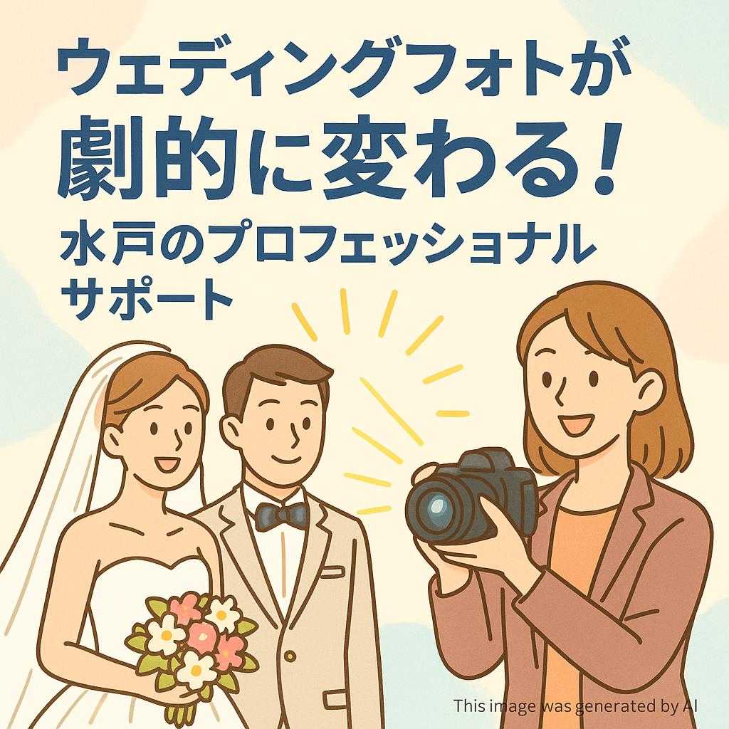 ウェディングフォトが劇的に変わる！水戸のプロフェッショナルサポート