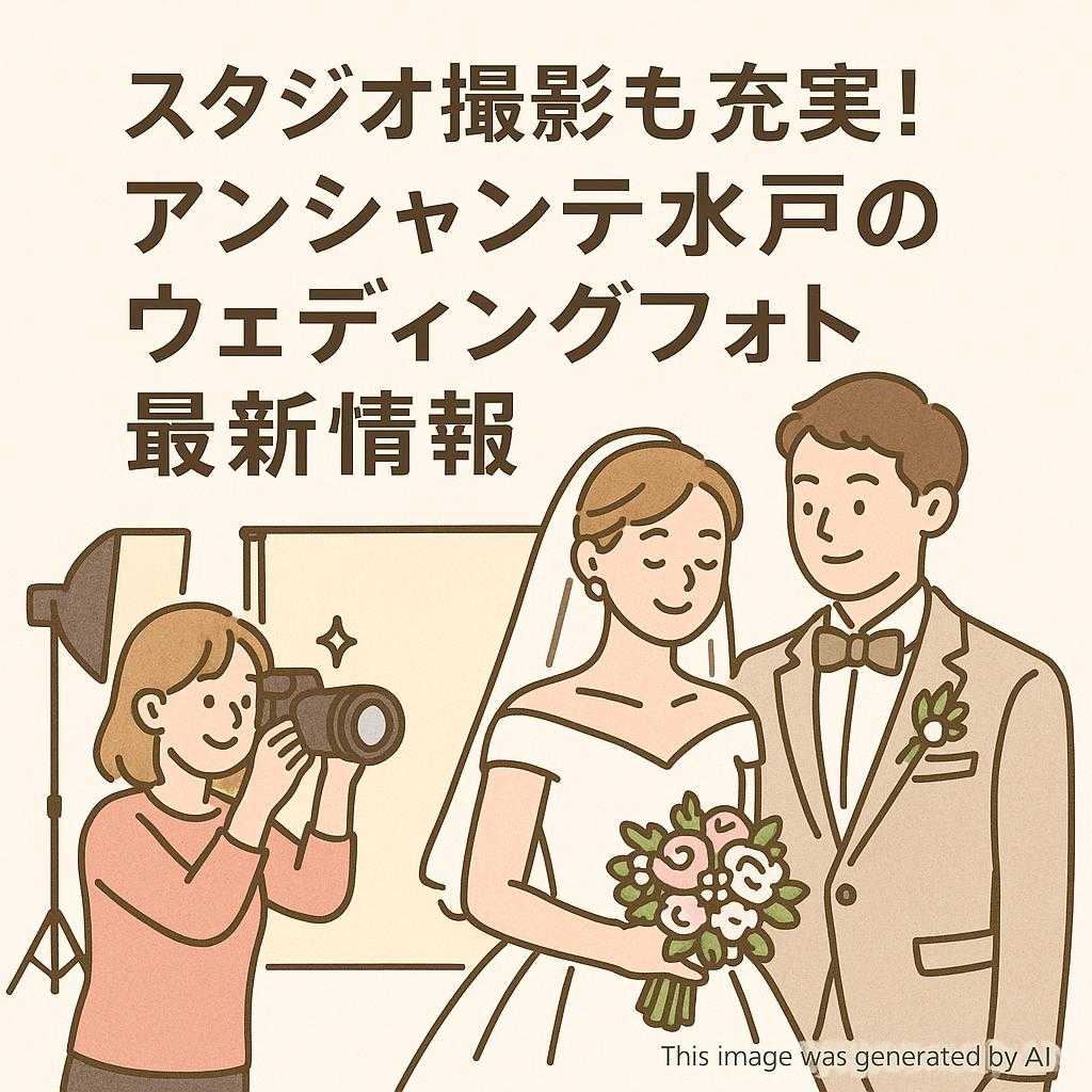 スタジオ撮影も充実！アンシャンテ水戸のウェディングフォト最新情報