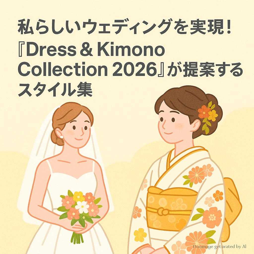 私らしいウェディングを実現!『Dress & Kimono Collection 2026』が提案するスタイル集