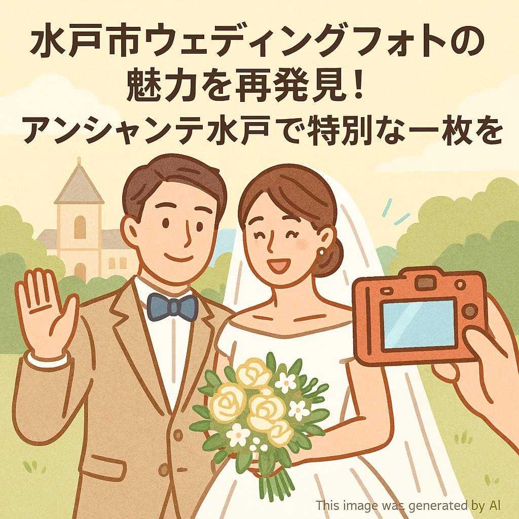 水戸市ウェディングフォトの魅力を再発見！アンシャンテ水戸で特別な一枚を