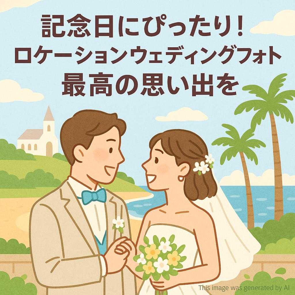 記念日にぴったり!ロケーションウェディングフォイトで最高の思い出を