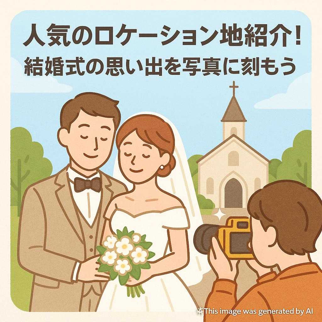 人気のロケーション地紹介！結婚式の思い出を写真に刻もう