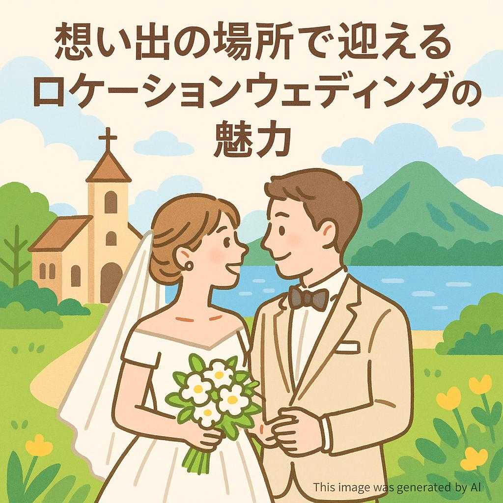 想い出の場所で迎えるロケーションウェディングの魅力