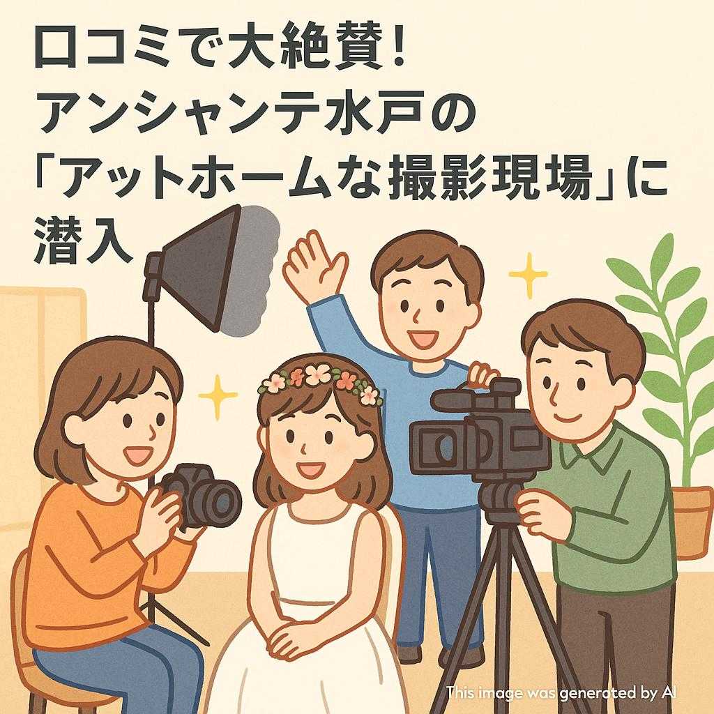 口コミで大絶賛！アンシャンテ水戸の「アットホームな撮影現場」に潜入