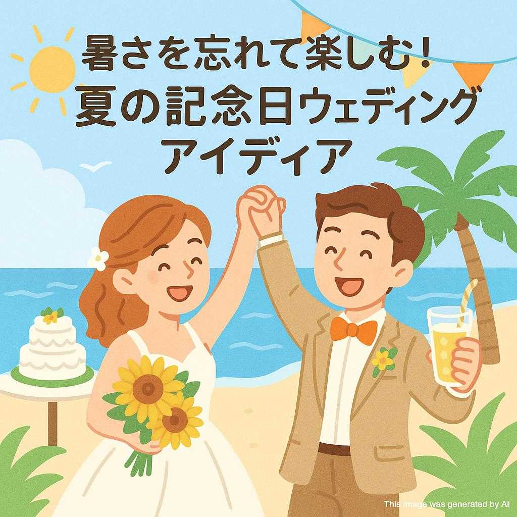 暑さを忘れて楽しむ！夏の記念日ウェディングアイディア