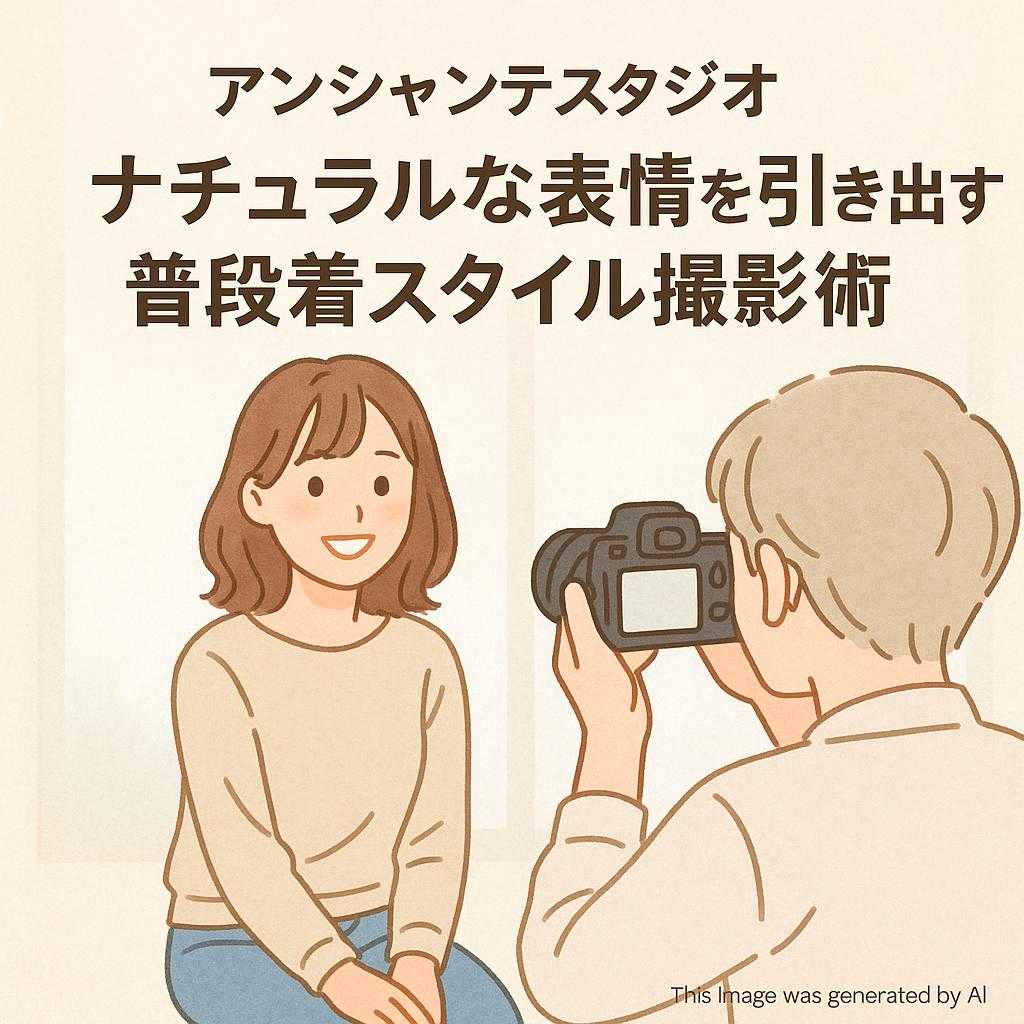 アンシャンテスタジオナチュラルな表情を引き出す普段着スタイル撮影術