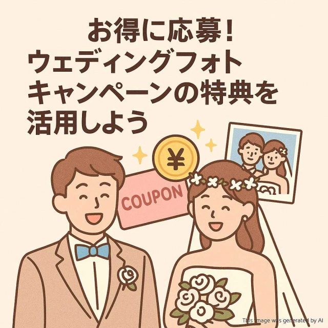 お得に応募！ウェディングフォトキャンペーンの特典を活用しよう