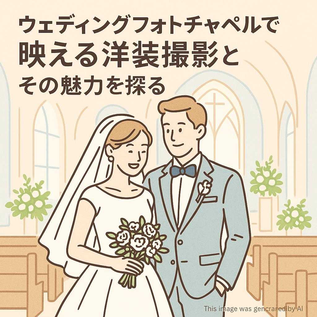 ウェディングフォトチャペルで映える洋装撮影とその魅力を探る
