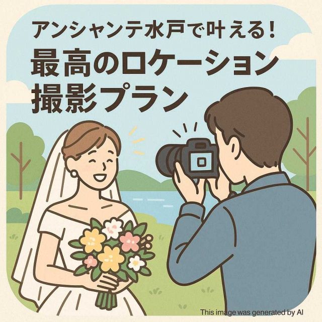 アンシャンテ水戸で叶える！最高のロケーション撮影プラン