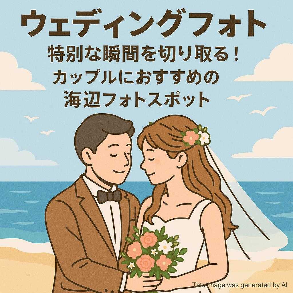 ウェディングフォト特別な瞬間を切り取る！カップルにおすすめの海辺フォトスポット