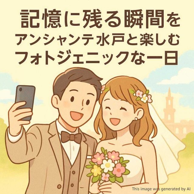 記憶に残る瞬間を アンシャンテ水戸と楽しむフォトジェニックな一日