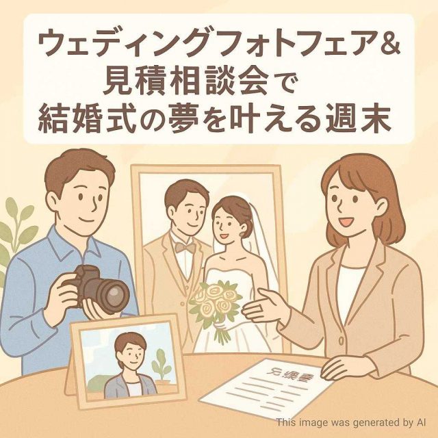 ウェディングフォトフェア＆見積相談会で結婚式の夢を叶える週末