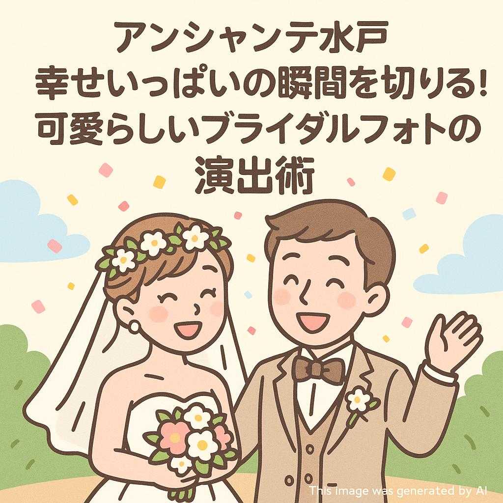 アンシャンテ水戸 幸せいっぱいの瞬間を切り取る！可愛らしいブライダルフォトの演出術