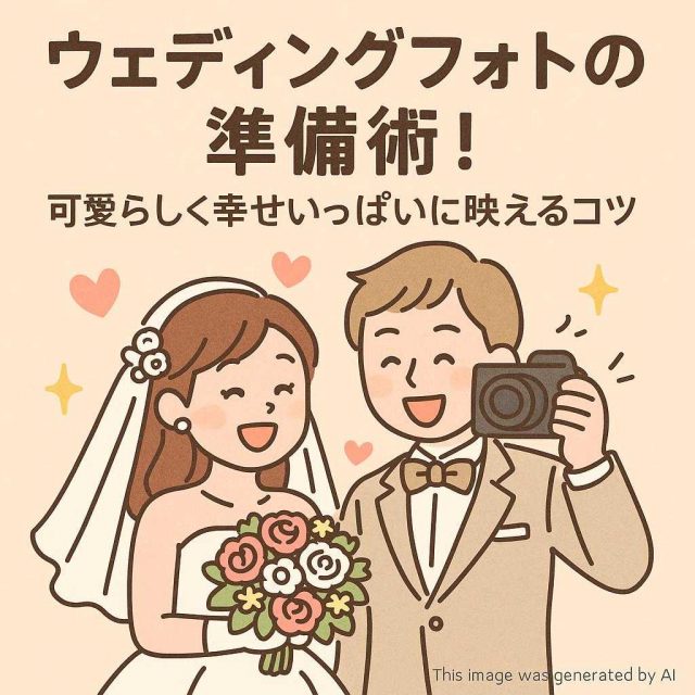 ウェディングフォトの準備術！可愛らしく幸せいっぱいに映えるコツ