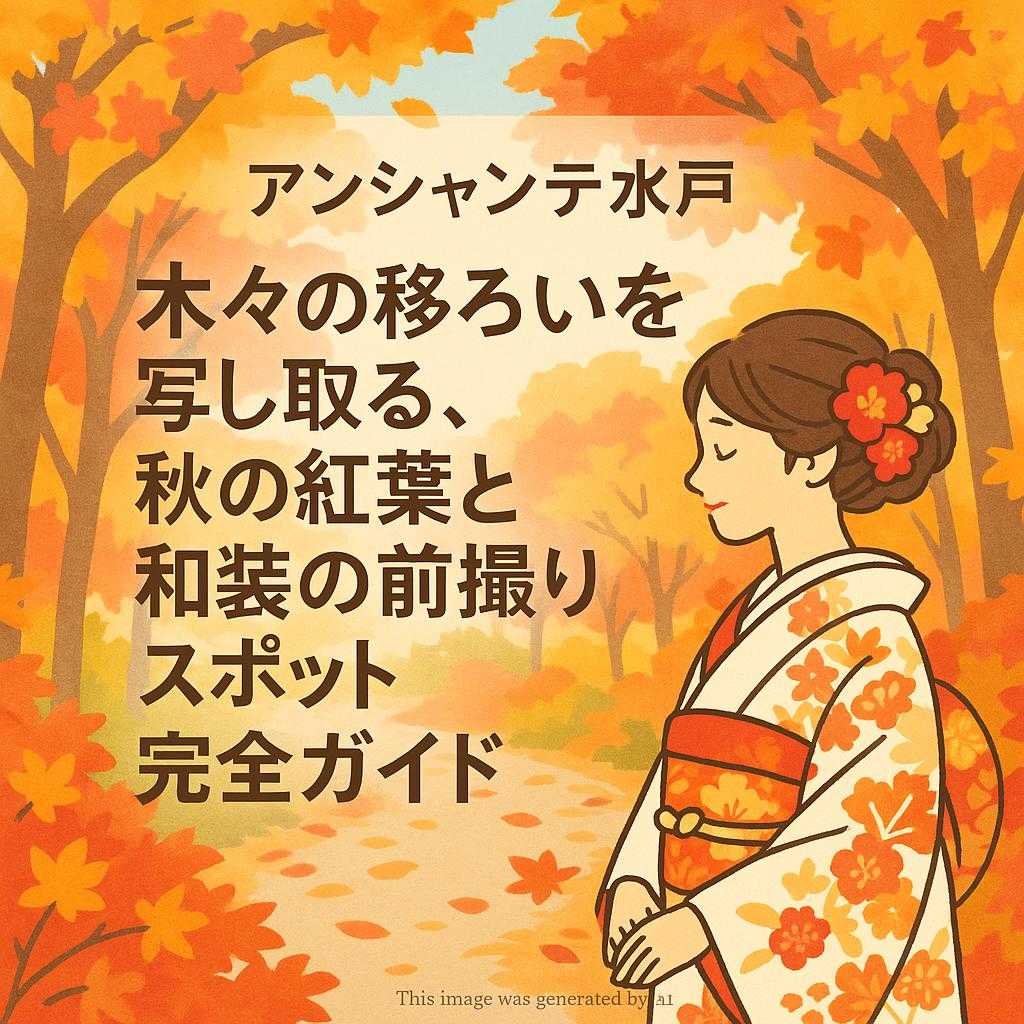 アンシャンテ水戸 木々の移ろいを写し取る、秋の紅葉と和装の前撮りスポット完全ガイド