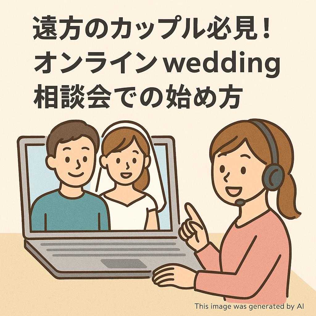 遠方のカップル必見！オンラインwedding相談会での始め方